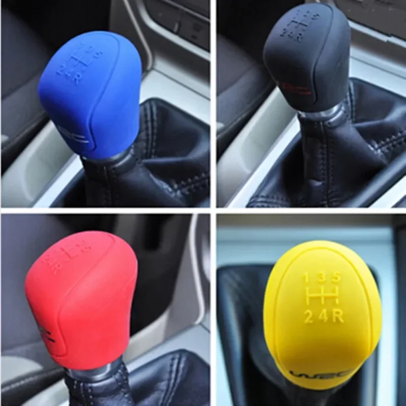 

Color My Life Car Gear Head Shift Knob Cover Gear Shift Handle Ball Collars for Ford Focus 2 3 4 MK2 MK3 MK4 MT 2009 - 2017