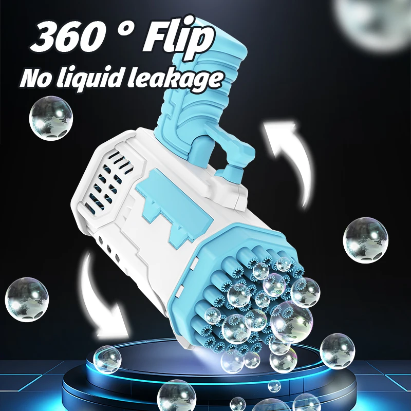40 hole launcher electric bubble machine outdoor children's toys outdoor without battery without bubble water