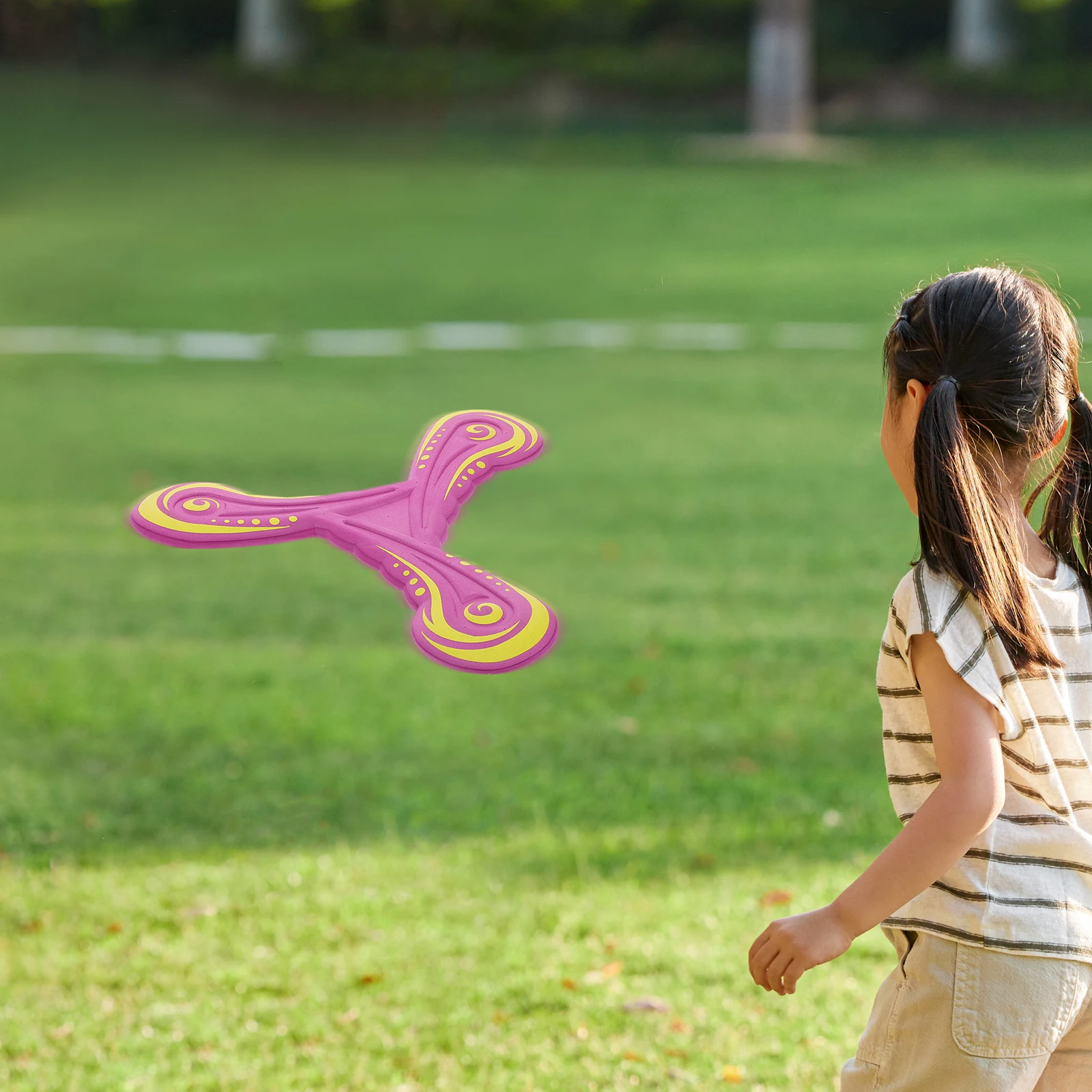 Zabawki bumerangi na zewnątrz, dyski do rzucania na plaży, zabawne gry sportowe, upominki, akcesoria do gier, gry z pianki Eva na podwórko dla dzieci.