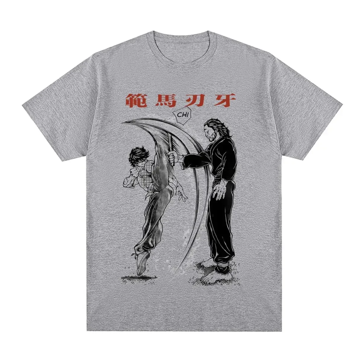 Baki Vintage Grappler Anime Cotton Classic Punk Men Tshirt New Tee Tshirt Womens Tops Japanese Vintage Artwork Tengu Gods Defeat