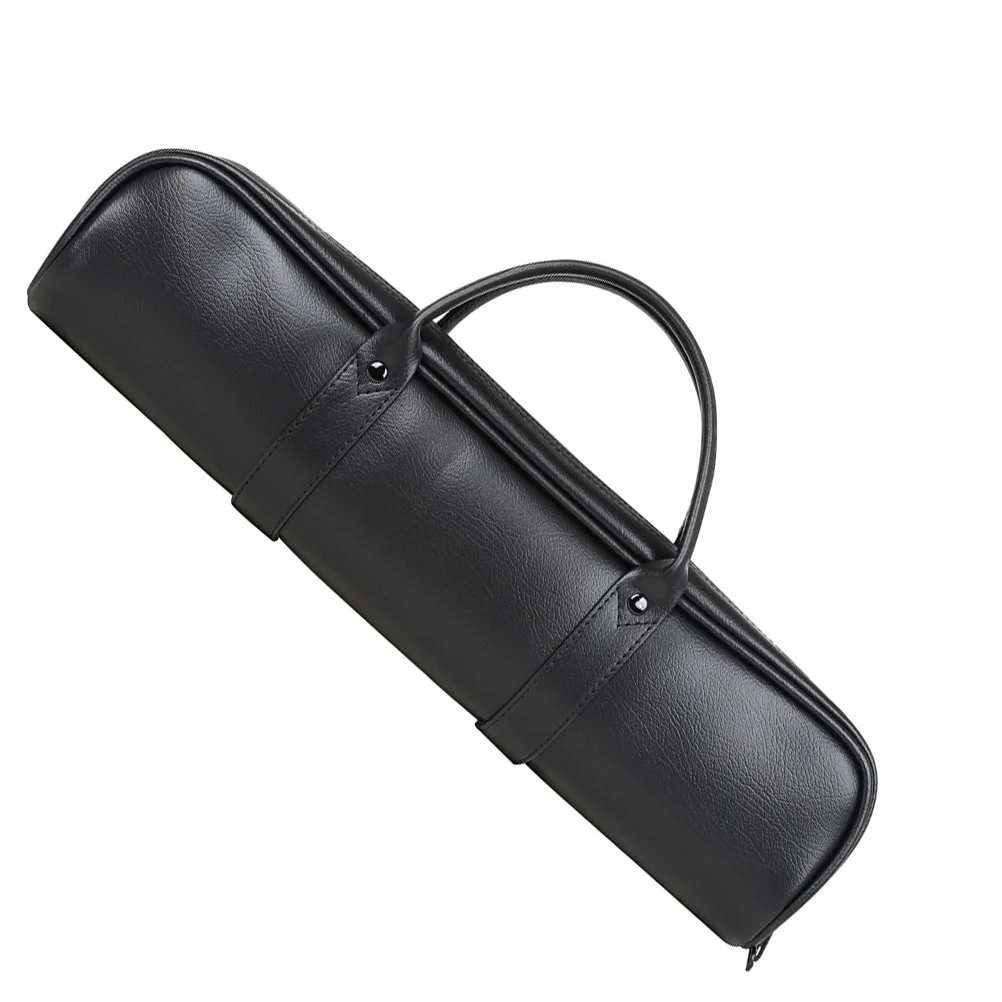 

16-Hole Flute Bag Black Premium Protective Case Portable Storage Pouch for Outdoor Music Use Flute Carrying Container