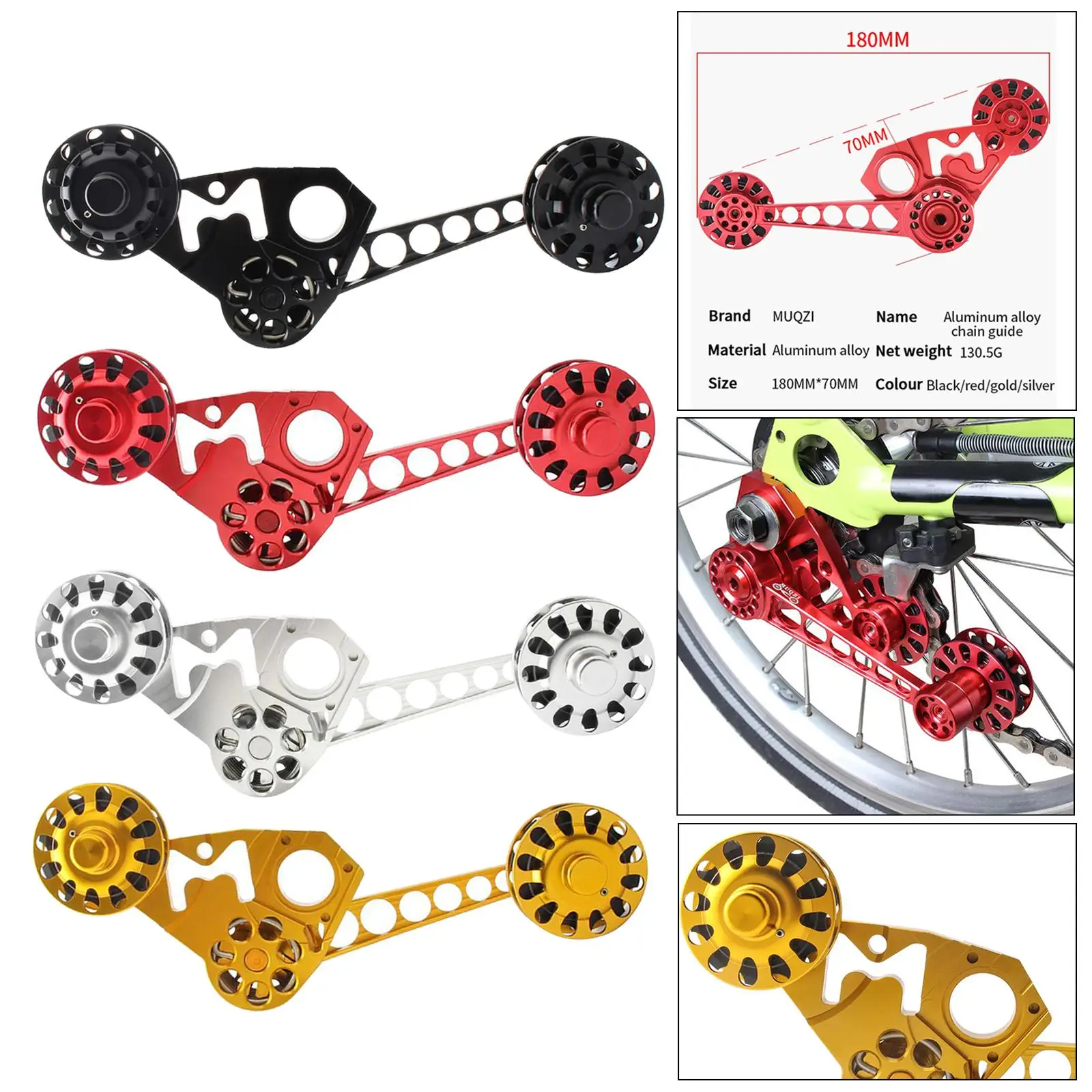 Folding Bike Chain Guide Guard Chain Tensioner for 2-3-6Speed