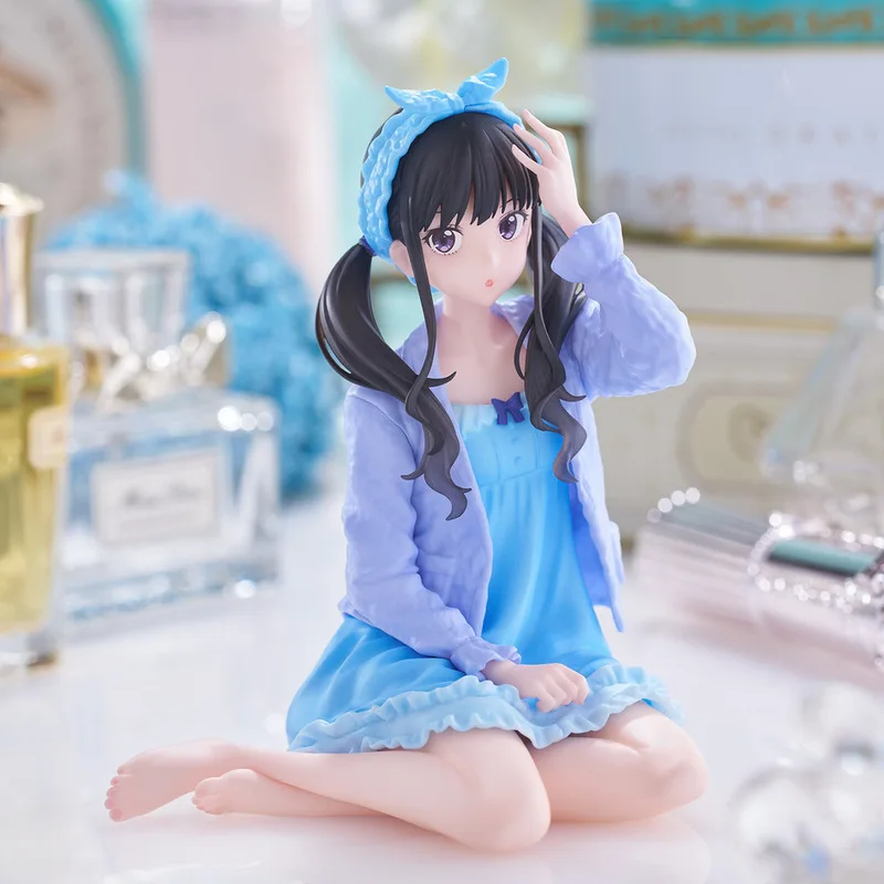 Figuras de Anime Lycoris Recoil Nishikigi Chisato Inoue Takina Gk, decoración de caja de ordenador para coche, modelo de juguete coleccionable, 10cm