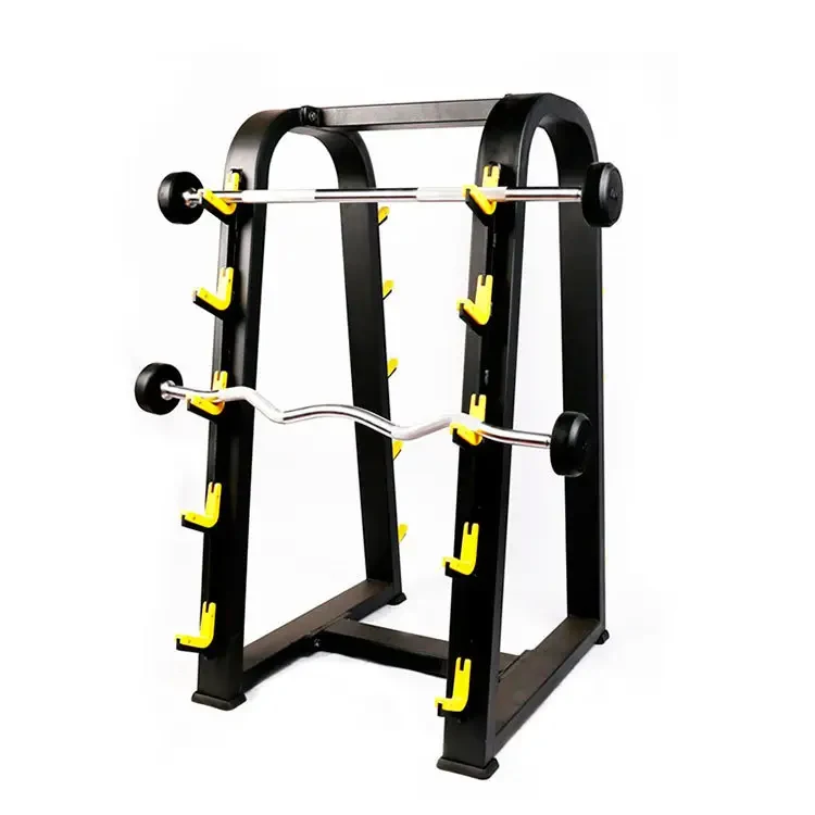 Wholesale Barbell Rack Gym Equipment Weight Lifting Free Weight 10 Pieces Barbell Set Storage Rack