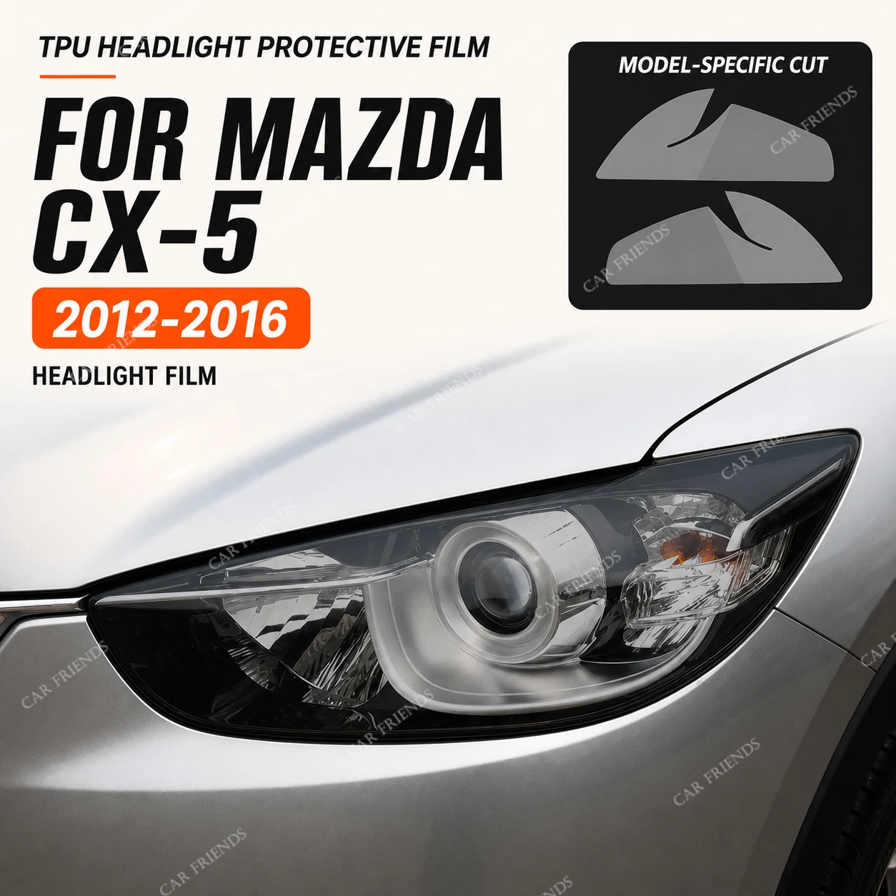 マツダ-cx5-ke-kf-2012-2024用-カスタムフィット-tpu-ヘッドライト保護フィルム-2枚セット-クリア