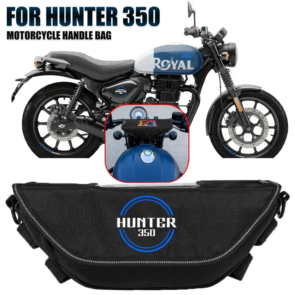 Bolsa de herramientas impermeable y a prueba de polvo para accesorios de motocicleta, bolso de viaje conveniente para manillar, Hunter 350, hunter350, hunter 350