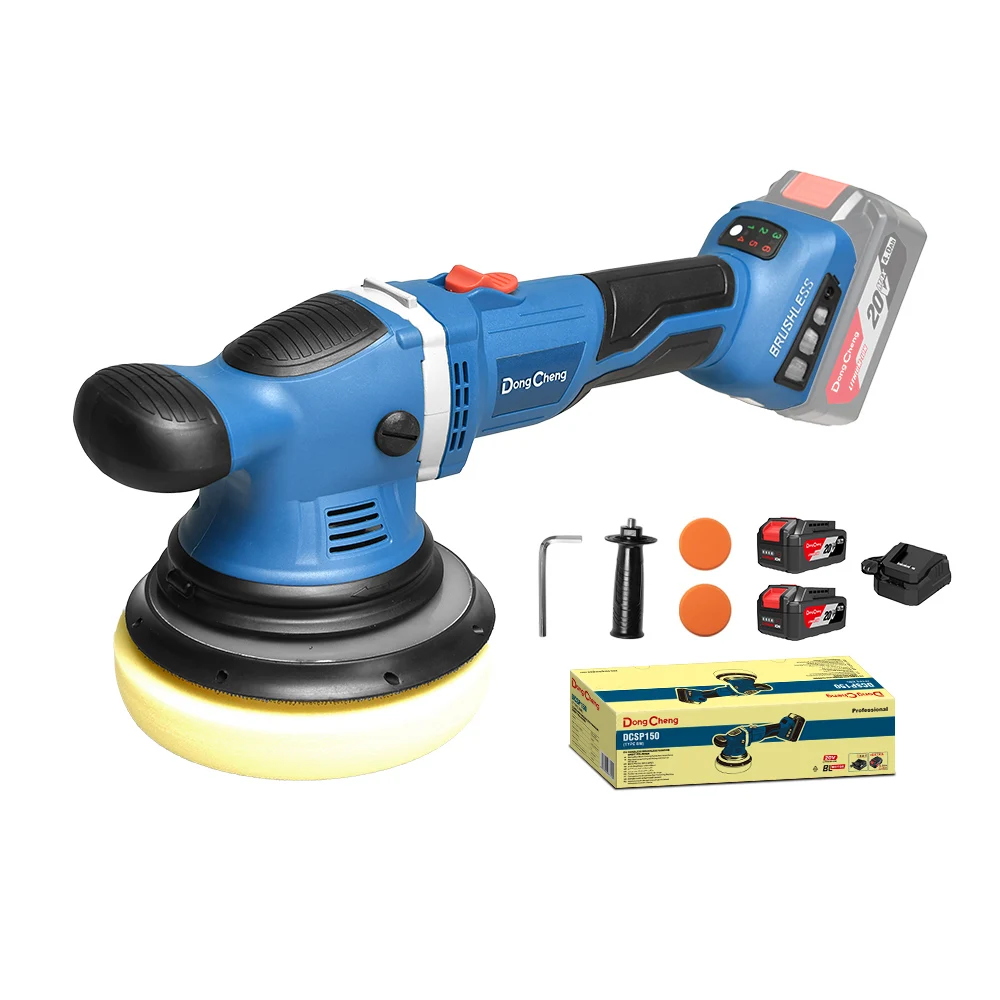 150mm Cordless Polishing Machine 6-speed Brushless Random Orbit Polisher