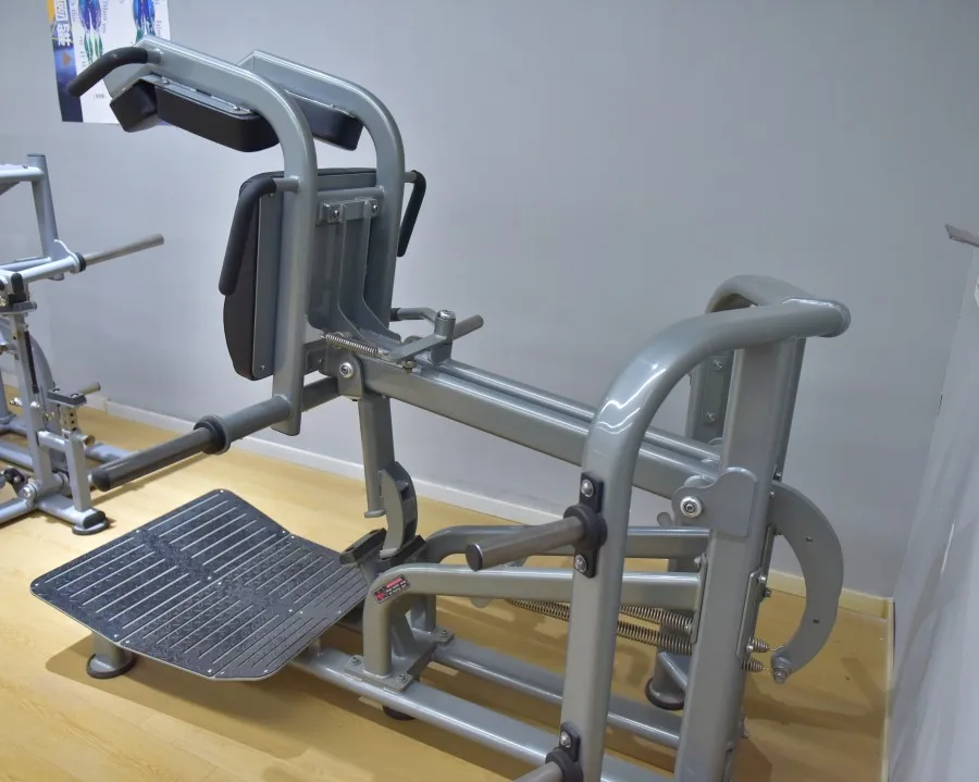 

Машины с нагрузкой для бодибилдинга Силовые тренировки Оборудование для тренажерного зала Машина для приседаний Hack