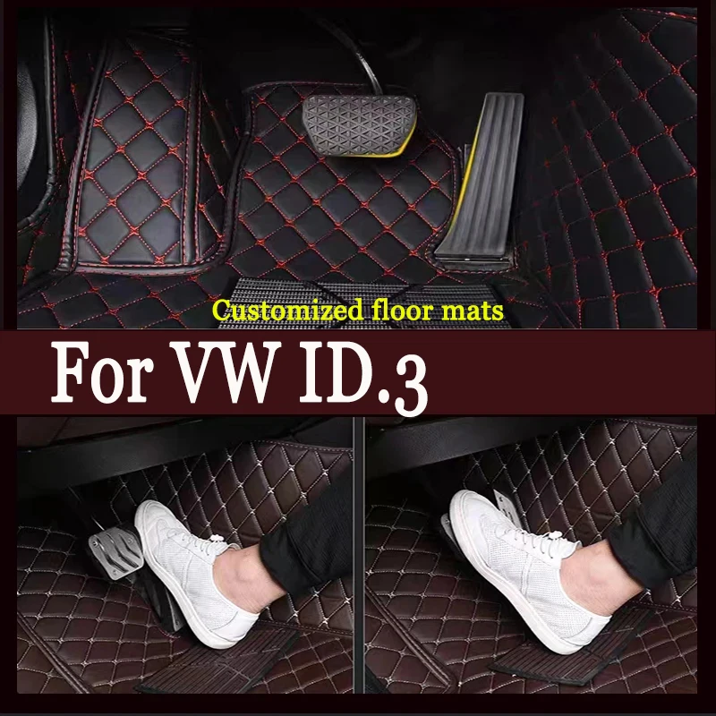 

Car Mats For VW VW ID.3 ID3 ID 3 2019 2020 2021 2022 Protective Pad Floor Mats Carpets Leather Mat Car Accessories 2020