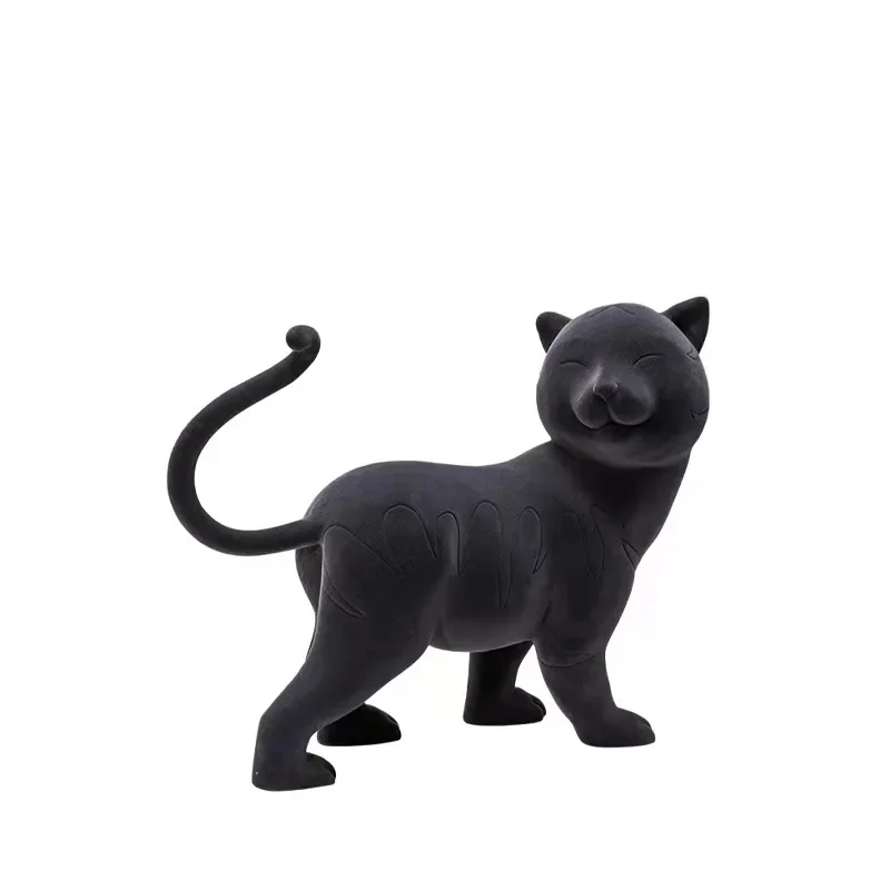 غرفة المعيشة المنزلية الإبداعية الحديثة المجوهرات الراتنج الحيوان منضدية زخرفة، غرفة نموذج خزانة النبيذ في الفندق #5