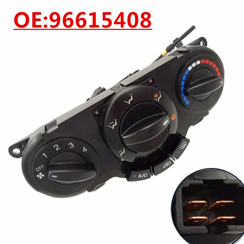 

96615408 heaterpanel Air conditioner AC control switch For Buick Excelle Wagon HRV Chevrolet Lacetti Optra Nubira J200 2003-2012
