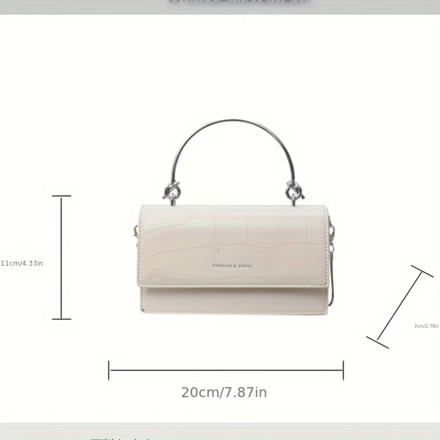 Minimalist Solid Color Women's Shoulder Bag, Fashion Style, Perfect For Casual Gatherings
