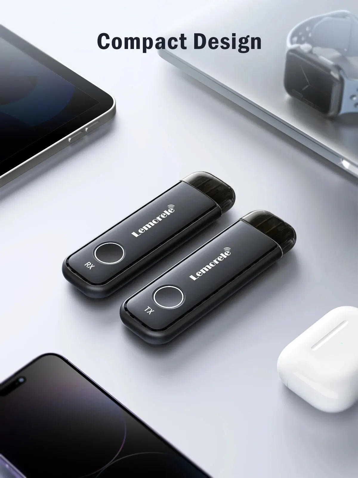 Lemorele 50M bezprzewodowy nadajnik HDMI odbiornik 1080P wyświetlacz Dongle Extender Adapter AV do laptopa projektor telewizyjny Monitor — zdjęcie 2