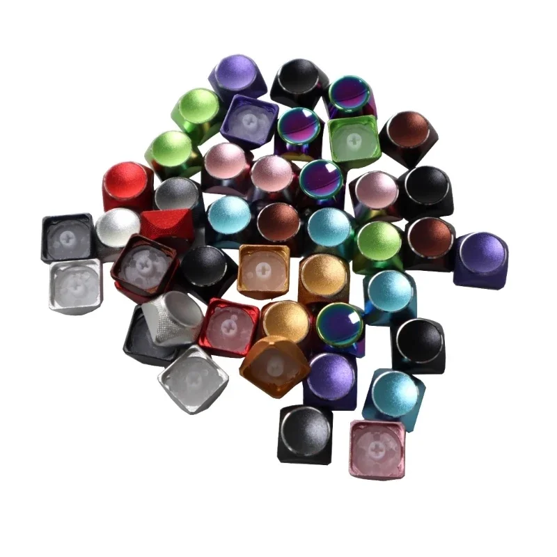 Only Keycap,Keyboards Aluminum Alloy Keycaps 1Keys for Mechanical Keyboards XDA Gamings Keycaps