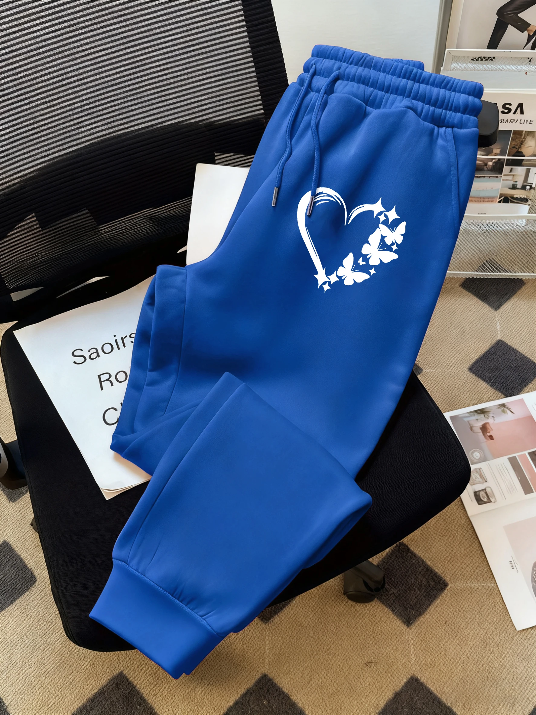 

Мужские спортивные штаны с принтом «Сочетание любви и бабочки», модные осенние спортивные штаны, брюки в стиле хип-хоп с карманами, повседневные спортивные штаны