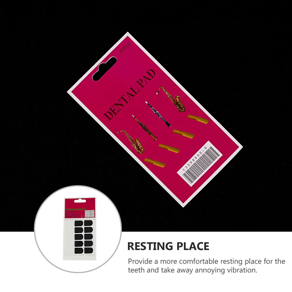 

10Pcs Saxophone Mouthpiece Silicone Cushions for Oboe Clarinet Sound Hole Pads Replacement Durable Elastic Vibration Absorption