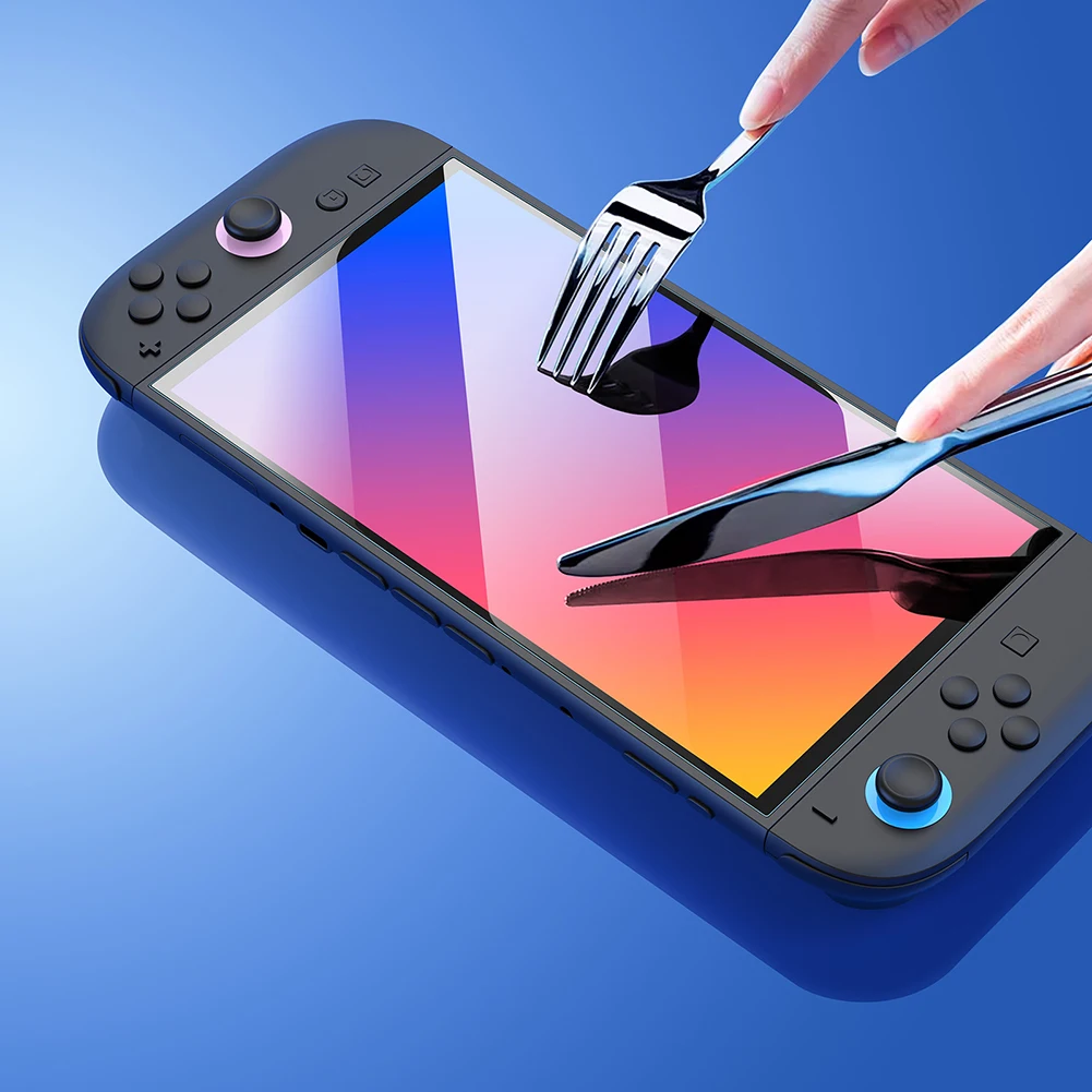Game Screen Protective Film for Nintendo for Switch 2 Anti-Scratch Game Console Film Bubble Free 9H Hardness for NS for Switch 2