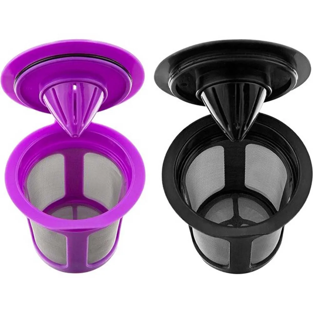 2 Count Stainless Steel Mesh Reusable Filter Cup for 2.0 Compatible Machines K200 K300 K400 K500 B200 B3000 and B Series