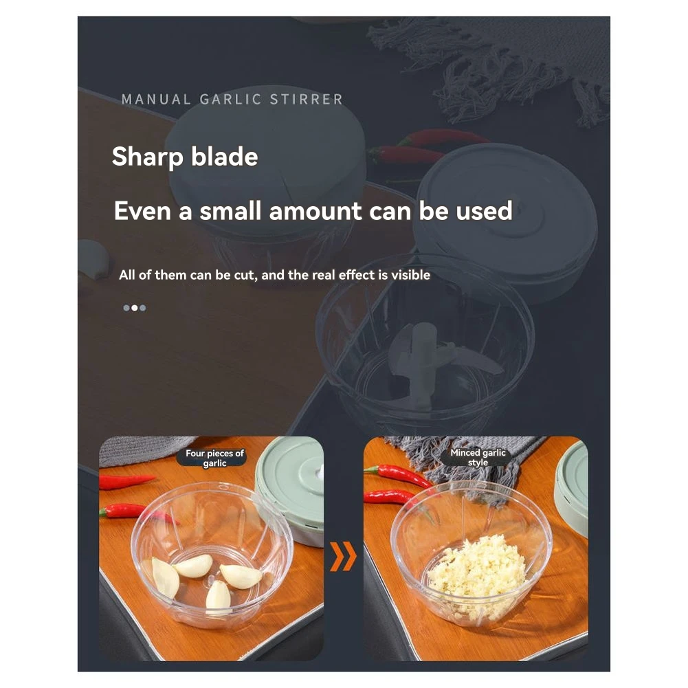 FGGS-Hand-Pulled Garlic Masher Garlic Masher Manual Small Garlic Masher Pulled Garlic Cut Garlic