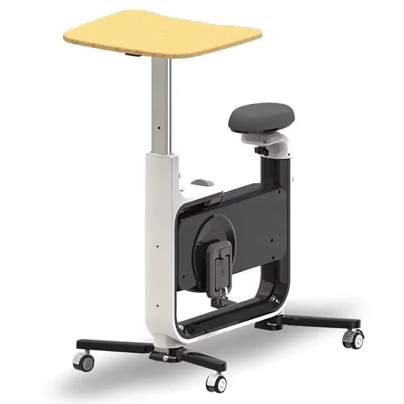 Mini Exercise Bike with Table Indoor Stepper Hand Leg Pedal Machine Home Gym Rehabilitation Fitness Equipment for Seniors