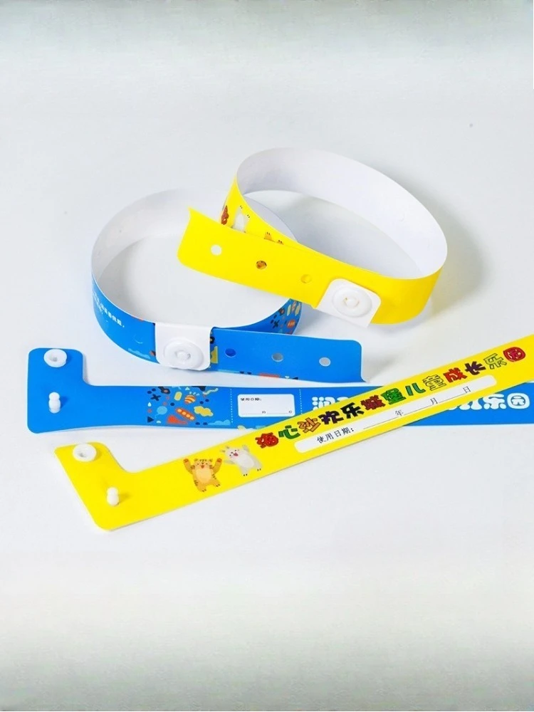 Dragonne de poignet jetable en PVC, 100 pièces, attaches de câble autobloquantes, 250mm x 16mm, il peut être personnalisé