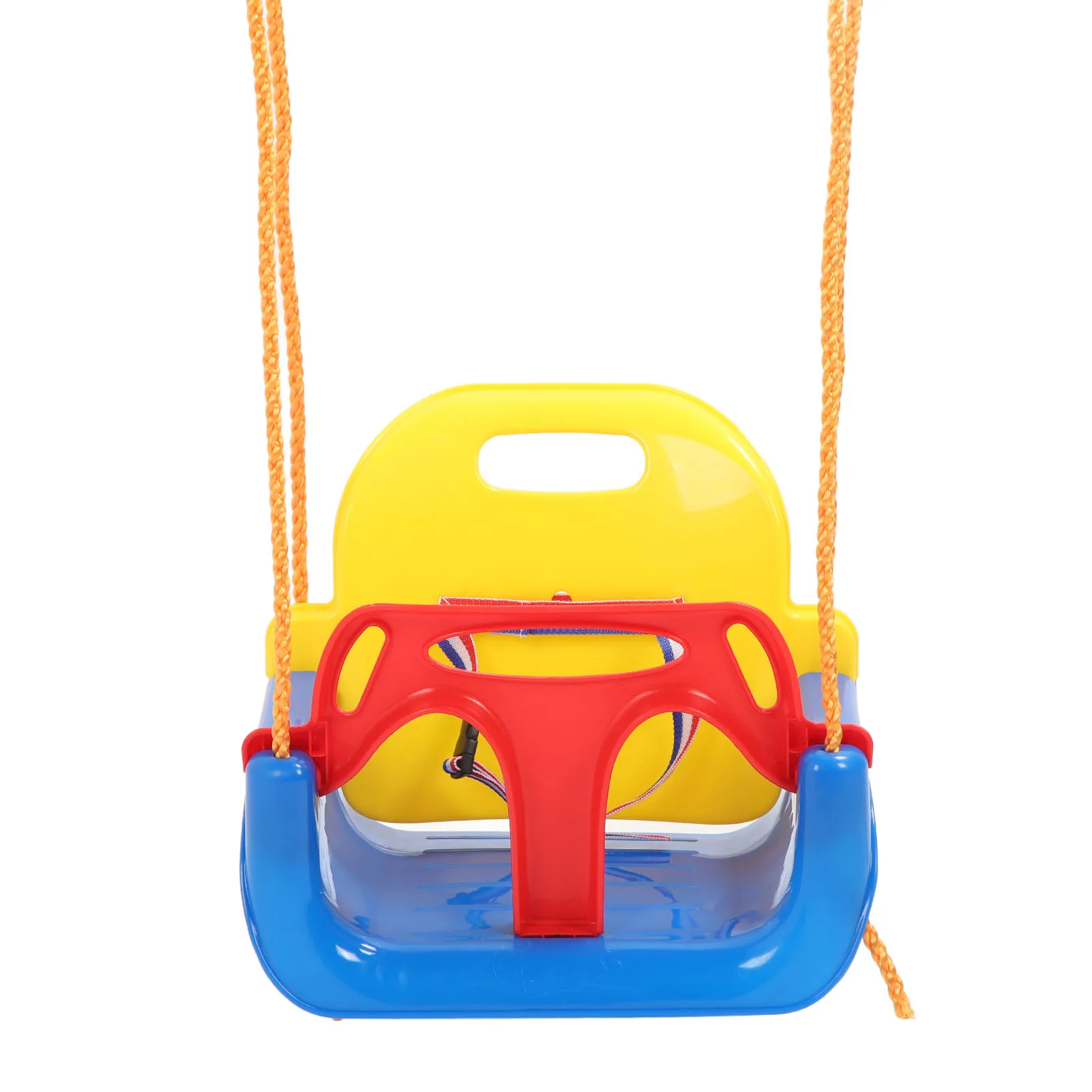 3 in 1 Toddler Swing Set Baby Swing Seat Anti Flip Snug Secure Detachable Kids Swing Set for Playground Indoor Outdoor Blue