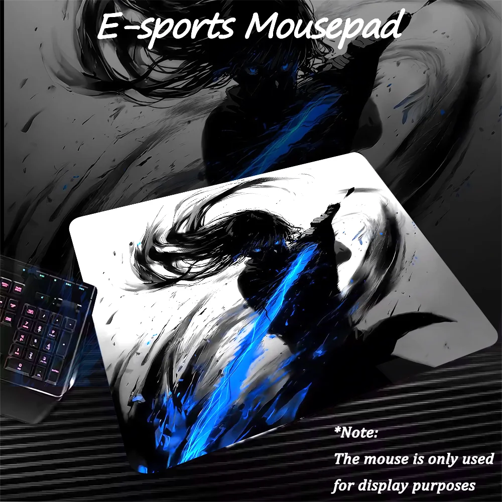 

E-sports Mousepad 400X450X4 - Sleek Anime-Style Design Smooth Surface for Precise Gaming Control Durable&Stylish Desk Accessory