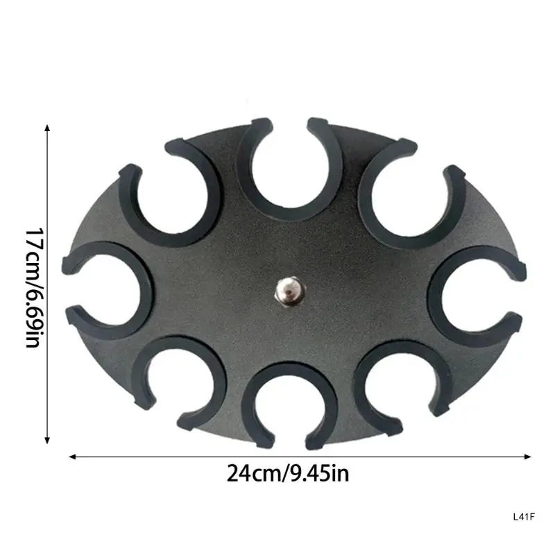 Adaptateur support micro, support rangement pour microphones à 8 emplacements, peut contenir 8 pièces