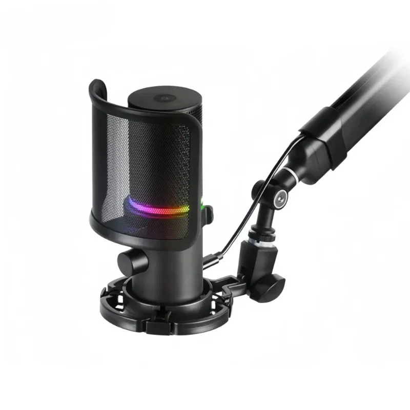 USB Cantilever Microphone Professional Recording Microphone, Gaming Mic, Microfono Streaming Pc with Boom Arm Set