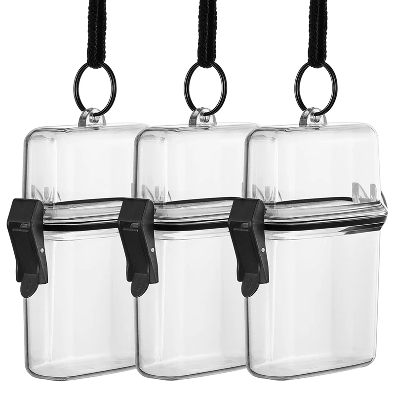 걸이식 고리와 밧줄이 달린 사각형 보관함, 구조 선물, ID 카드홀더 카드홀더 해변 항아리