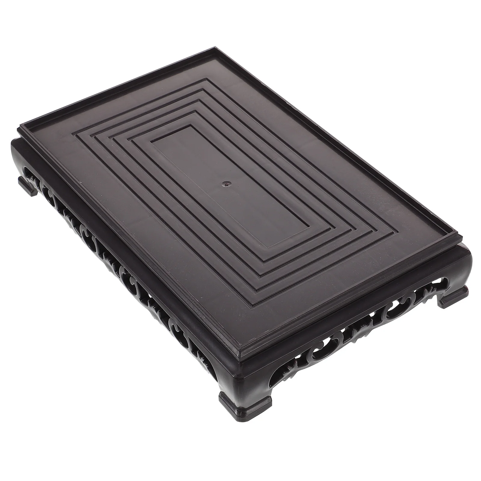 

Plastic Pedestal Stand For Flowerpots Aquariums Rectangular Base Indoor Plants Holder Waterproof Display Rack For Home Bonsai