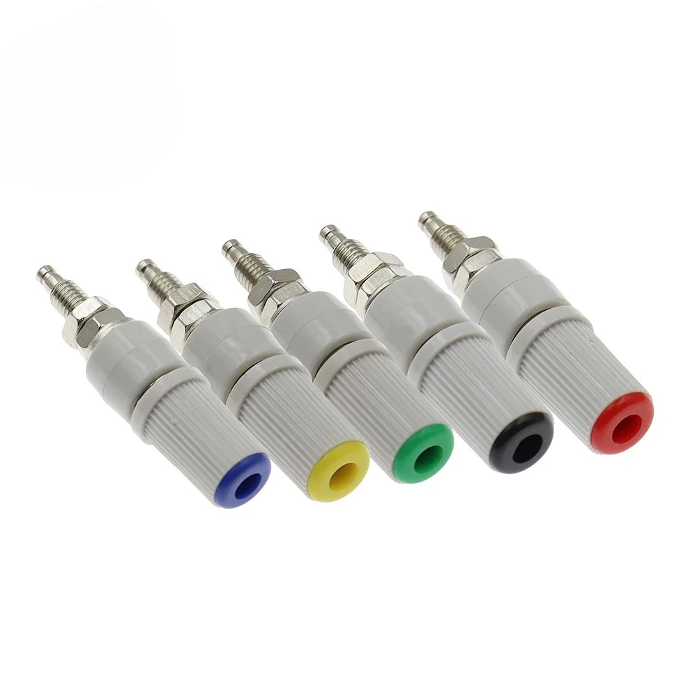 30A High Current Banana Socket M5 * 45 Pure Copper Terminal 5mm Banana Socket Plug 4mm Terminal Grounding Post