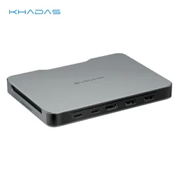 Khadas Mind 2s/2 AI Mini PC, microordenador de escritorio con Intel Core Ultra 7 255H, hasta 64GB+2TB, Windows 11 Home, 8K, Thunderbolt 4