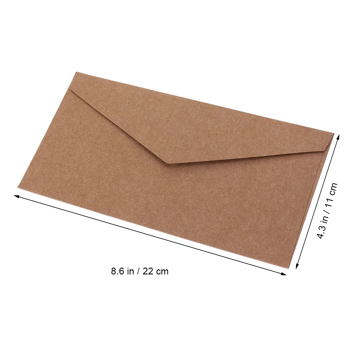 

12pcs Vintage Kraft Paper Envelopes European Invitation Retro Mailers For Handwritten Cards Letters