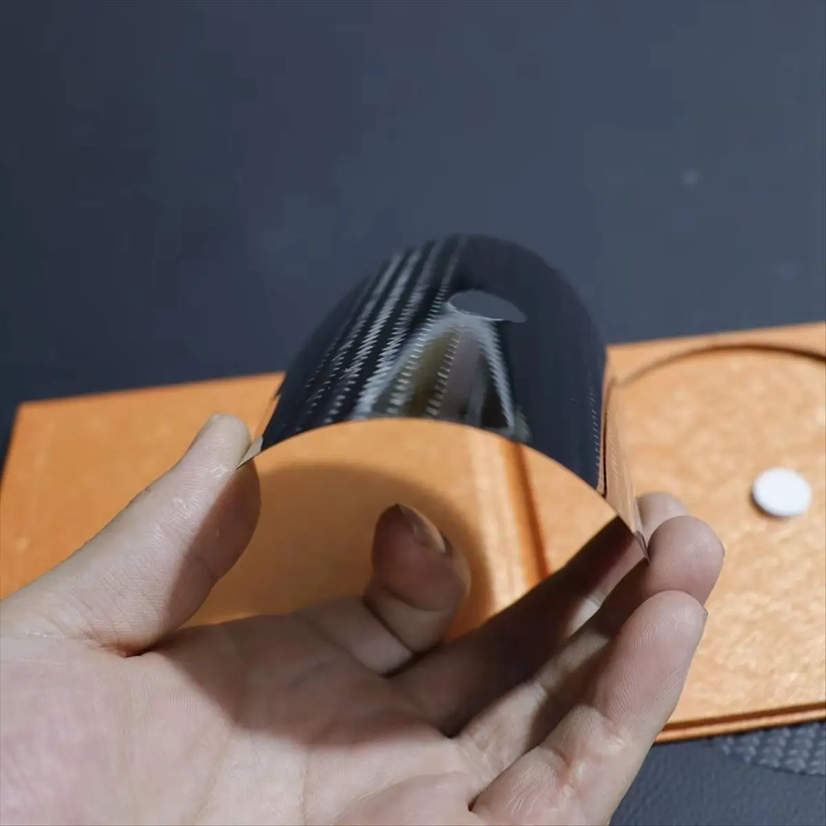 

Hi-End Carbon Fiber CD Tape Disc Mat Base Tuning Pad HiFi Audio Turntable Machine Anti-Shock Shock Absorbers Vibration-TCES