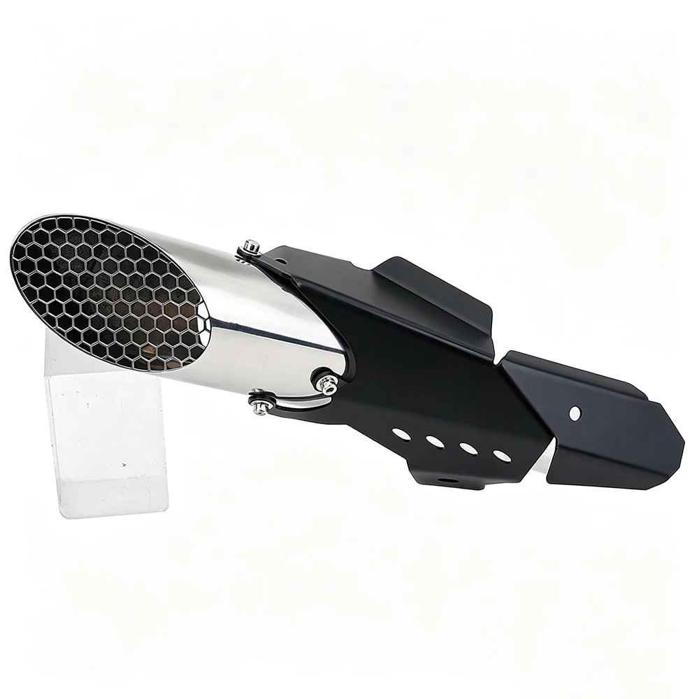 New Original Motorcycle Exhaust Pipe Aluminium+Stainless FOR YAMAHA MT07 MT 07 CNC MT-07 2021 2024 2025Exhaust Cover Protection view 2