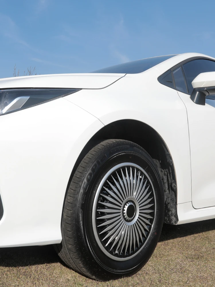 Sports Caps Rim 16 Inch Blade Style Hub Cover for Iron Rim Wheel Set of 4 Steel Wheel Cover Plastic Hubcap Tire Car Accessories