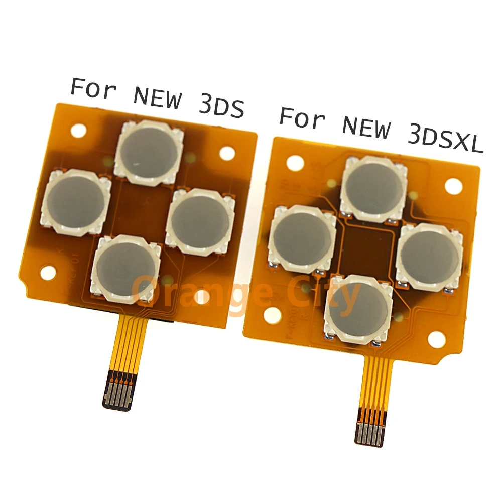 1PC For New 3DSXL LL Yellow Direction Cross Button For NEW 3DS Left Key Keyboard Flex Cable D-Pad Cable Replacement