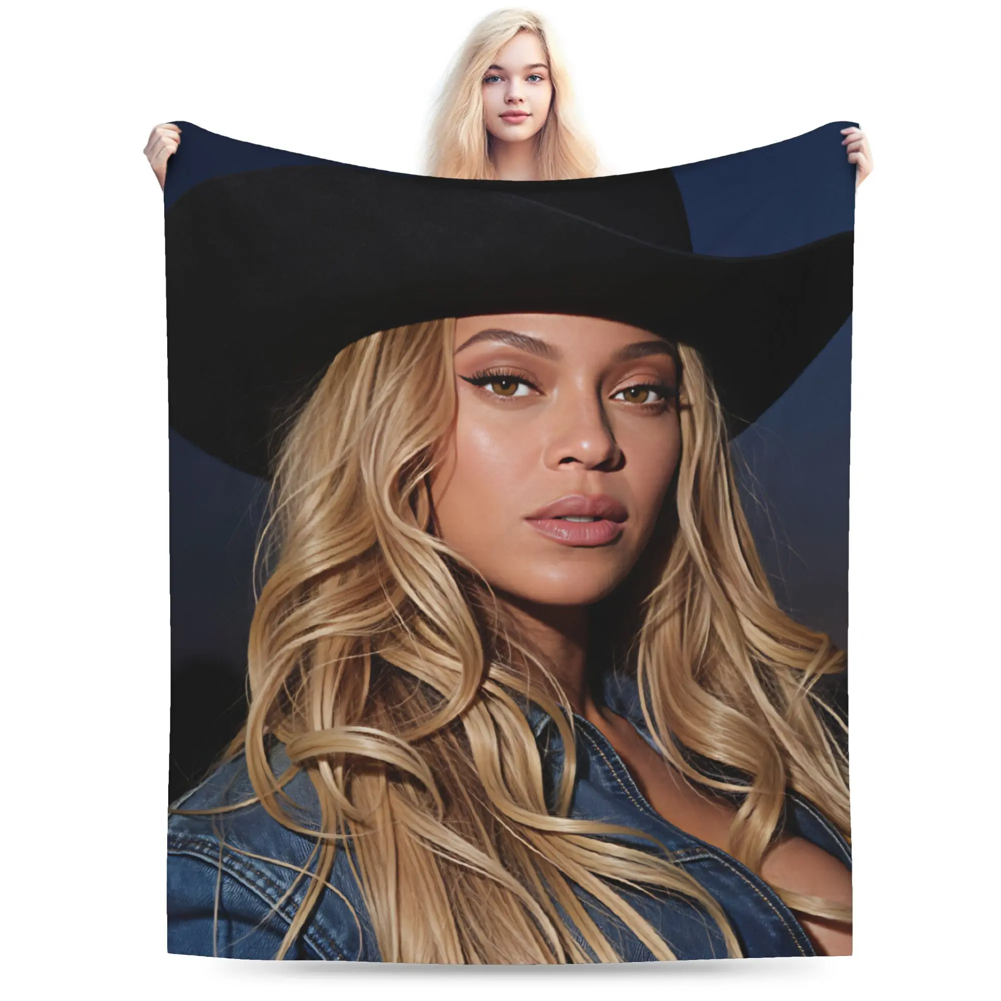 Pop Music Beyonce  Blanket Quality Warm  Bedding Throws Autumn Kids Adult Bedroom Novelty Bedspread