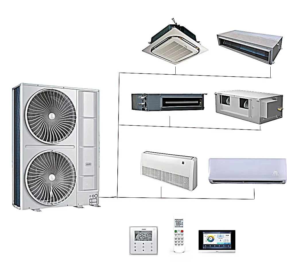 Multi Zone Central Inverter Air Conditioning System, Multi-type Duct Central AC Unit for Office Apartment Commercial Space | Con