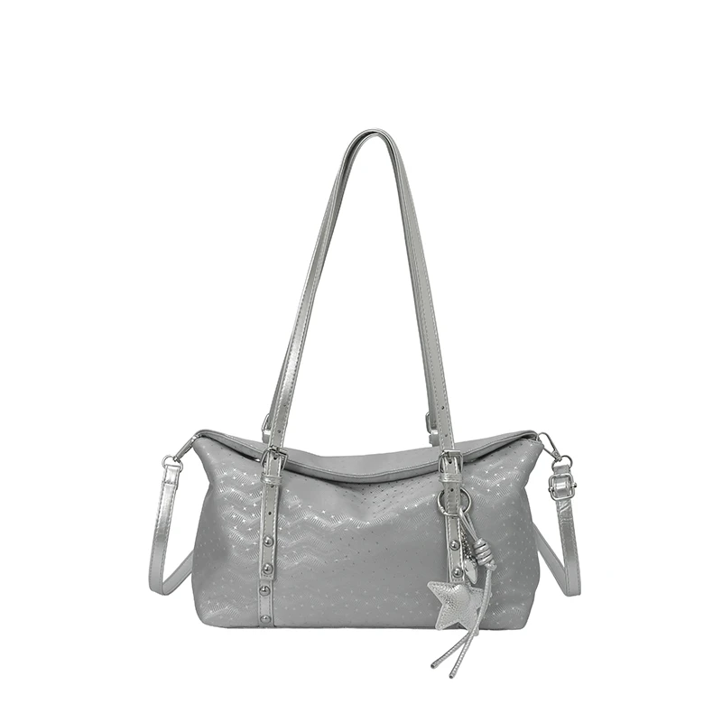 Classic Paris Chic Diaper Bag For Women Minimalist Luxury Leather Tote Elegant Simple Designer Large Capacity