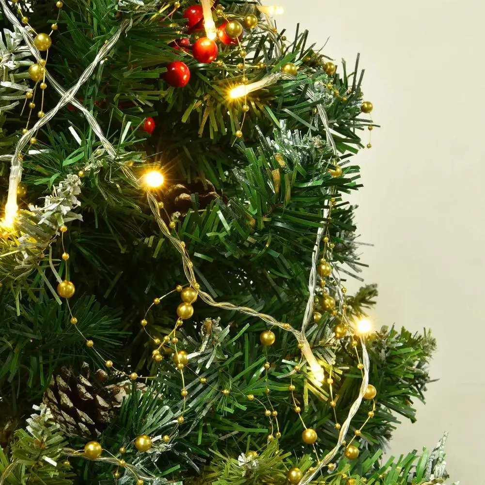 30 المصابيح الجنية الخرز أضواء سلسلة ديكور المنزل المعيشة غرفة نوم حديقة شجرة عيد الميلاد الزفاف السنة الجديدة زخرفة جارلاند #3