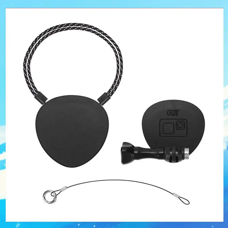 CQT Magnetic Neck Strap Hold Mount Magnetic Chest Bracket For GO3S / Action 5Pro Sports Camera Accessory-[A49T]