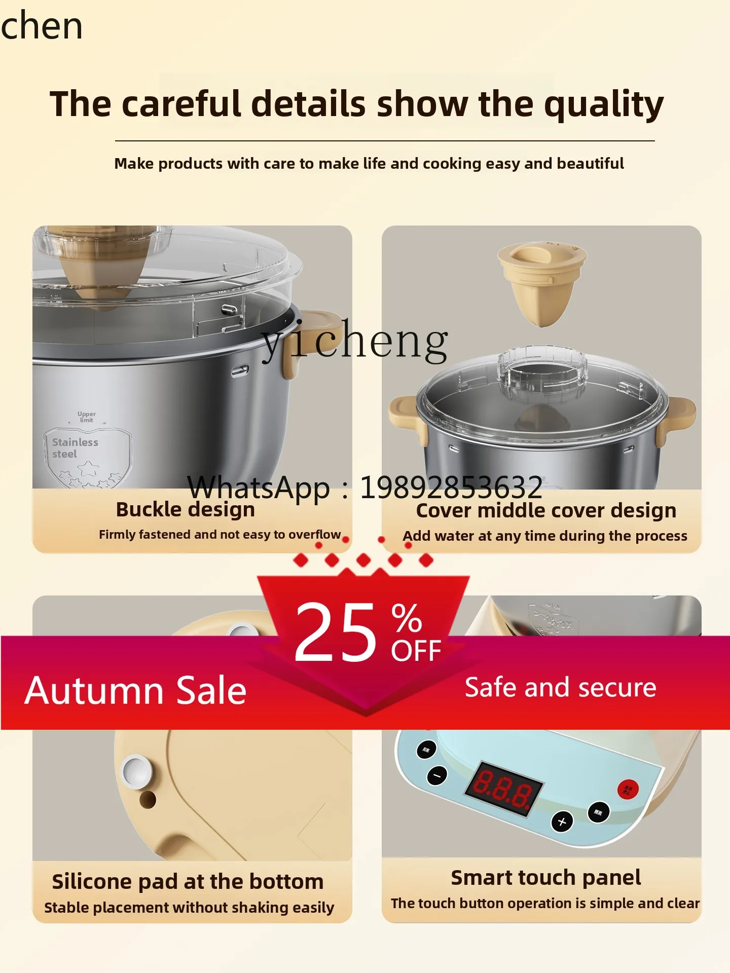 

ZZ Fully Automatic Dough Mixer Small Multi-Functional Chef Machine Fermentation Integrated Machine