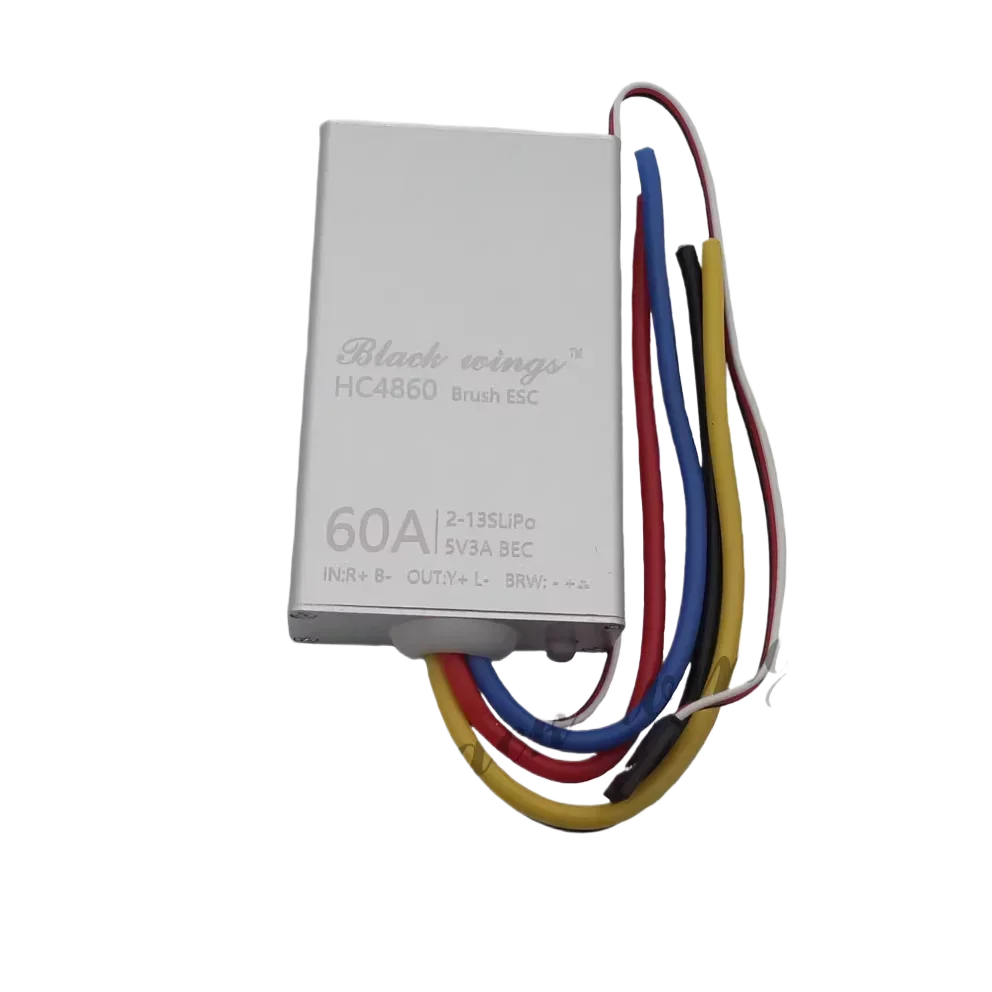 

24V36V48V Bidirectional Brushed Electric Adjustable Electronic Governor 60A Track Motor 4S-12S High Voltage