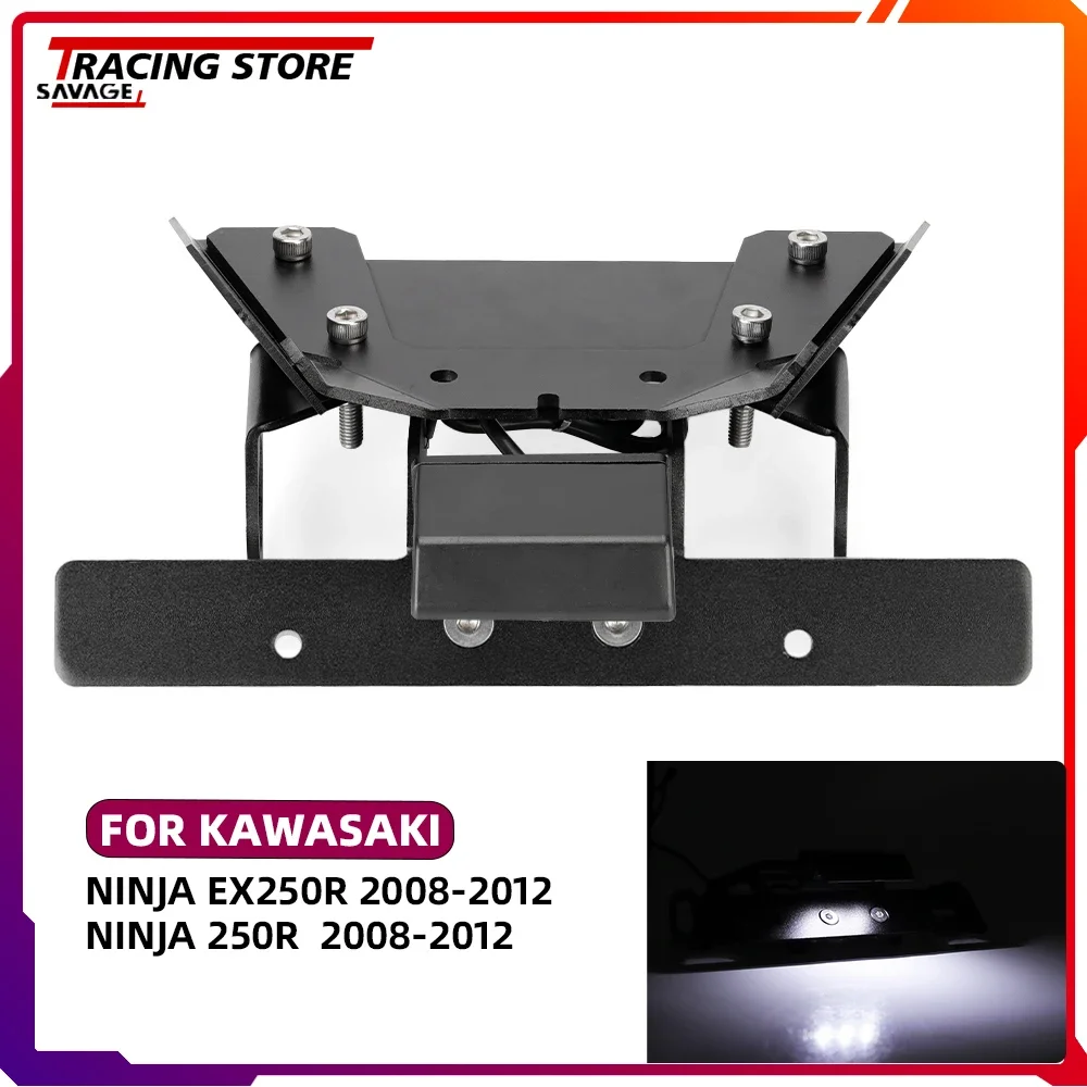 NEW NINJA Rear Tail Tidy Fender Eliminator License Plate Holder Light  For KAWASAKI NINJA EX250R 250R Motorcycle Accessories