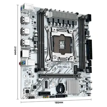 Kombinace základní desky MACHINIST White X99 PR9-H, Intel Xeon E5 2630 V4, LGA 2011-3, CPU DDR4, 16GB RAM, NVME, m.2, Volitelná sada kitů 10 nejlepší prodej Kombinace základní desky CPU - №2