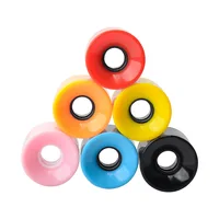 4Pcs/Set Skateboard Wheels High Quality Land Surf Longboard 78A PU Wheel 60x45MM Elastic Skateboarding Roller