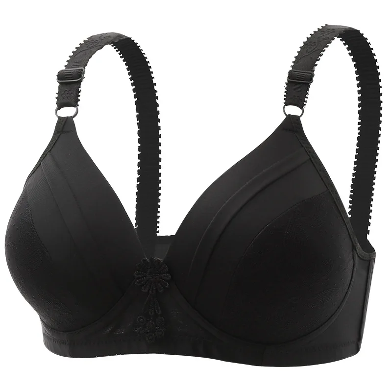 Beautiful Back Bra Plus-size Wireless Lady's Brassiere Thin Sexy Push-up Woman' Bra Moms Lift-enhancing Adjustable Strap Girl