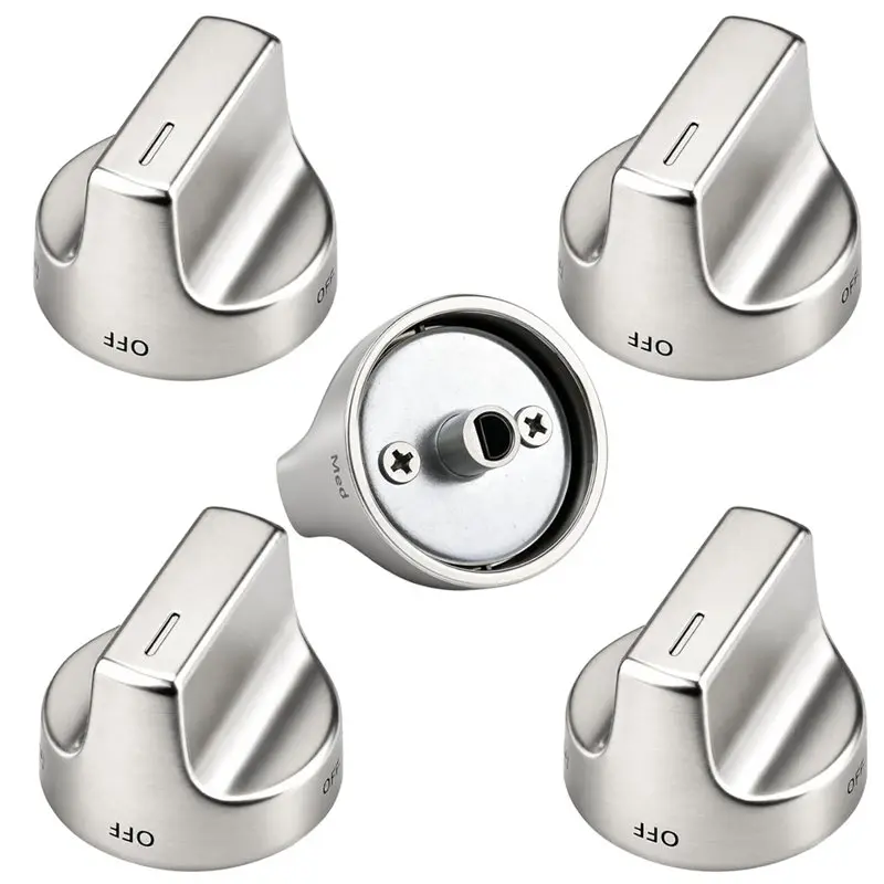 ABWM-5Pcs W11188749 Control Knob For Whirlpool WGG745S0FS02, WGG745S0FS00, WGG745S0FS05, WGG745S0FS10, Etc Gas Range